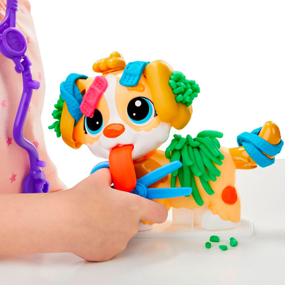 Conjunto Play-Doh Veterinário Pet Shop F3639 Hasbro Ri Happy