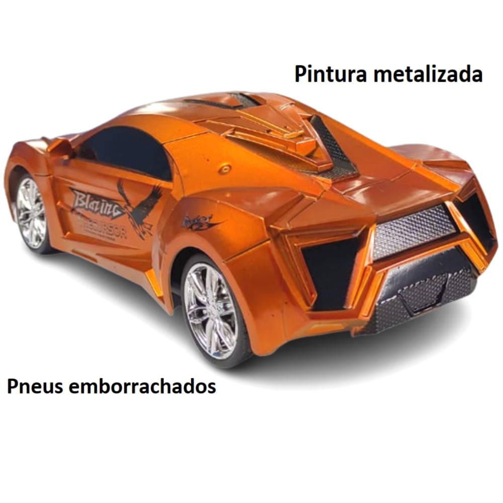 Carrinho Carro Controle Remoto Sem Fio Brinquedo Infantil - Ri Happy