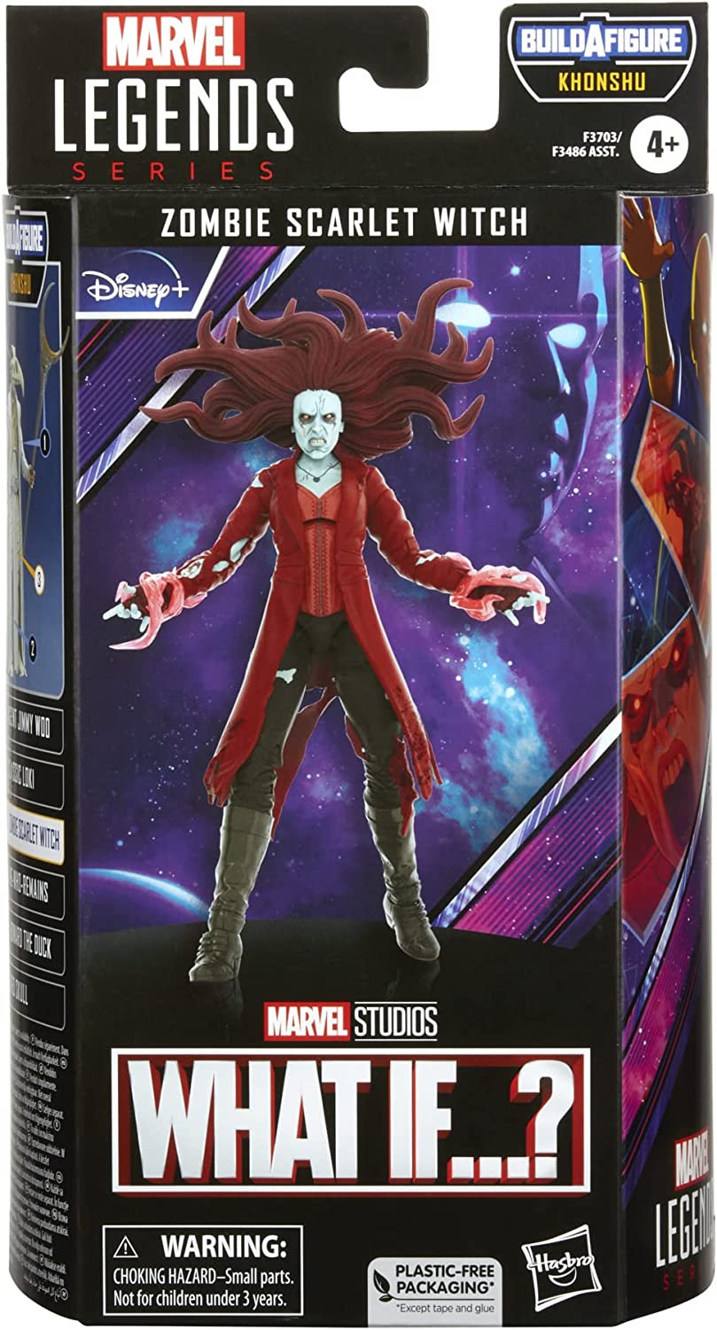 Boneco Marvel Legends Build a Figure Scarlet Witch HQ B0438 - Hasbro -  Bonecos - Magazine Luiza