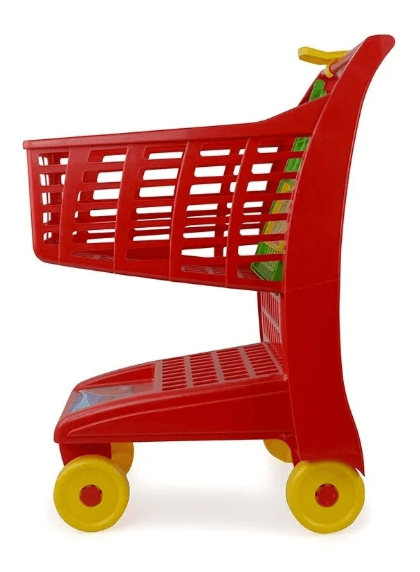 Esquirla Conjunto de jogo de carrinho, carrinho de compras infantil, jogo  de simulação, supermercado, carrinho de mão, carrinhos de supermercado,  brinquedo, Vermelho