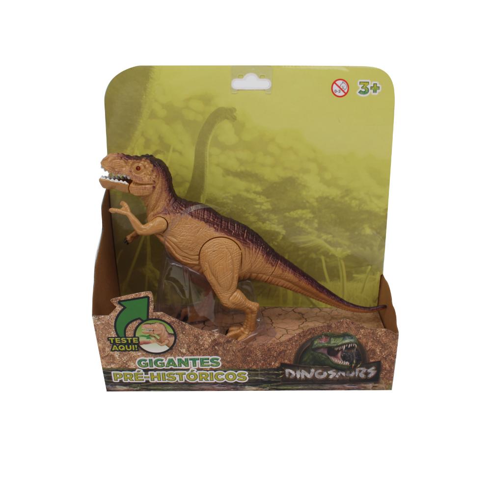 Brinquedo Dinossauro tiranossauro Rex grande articulado - Ri Happy