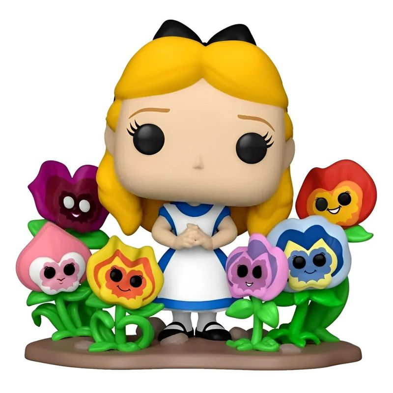 Mini-Boneca---Funko---Pop---Disney---Alice-No-Pais-Das-Maravilhas---Alice-Com-Flores---Piticas-0