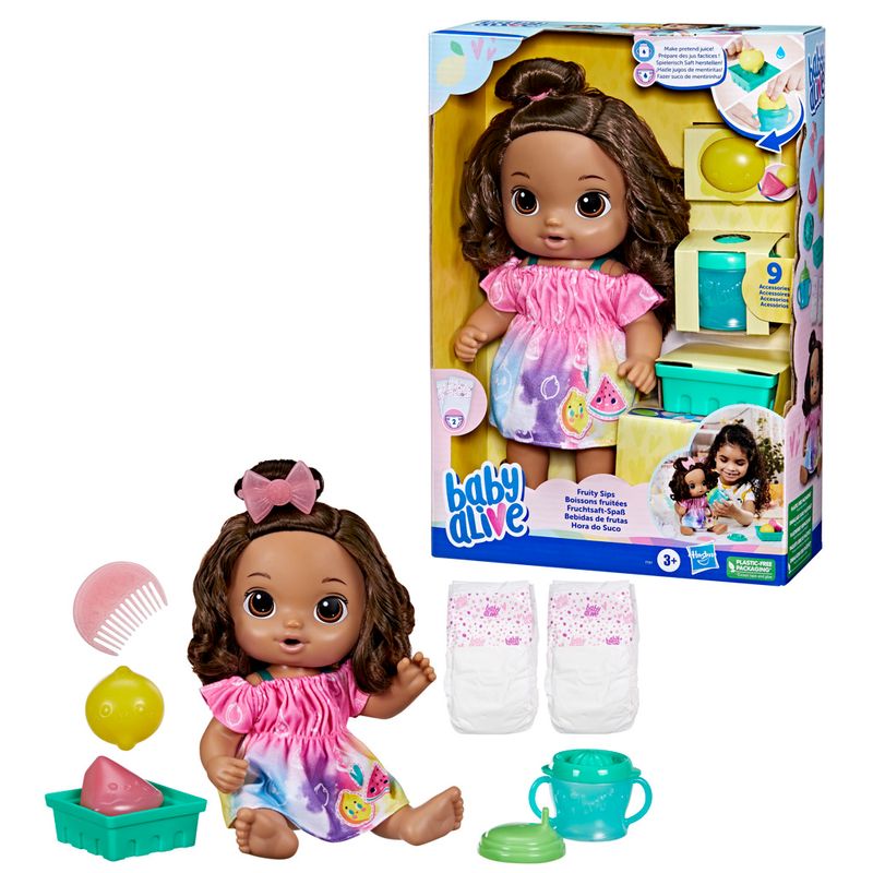 Boneca-Bebe-com-Acessorios---Baby-Alive---Hora-do-Suco---Vestido-Rosa---Hasbro-1