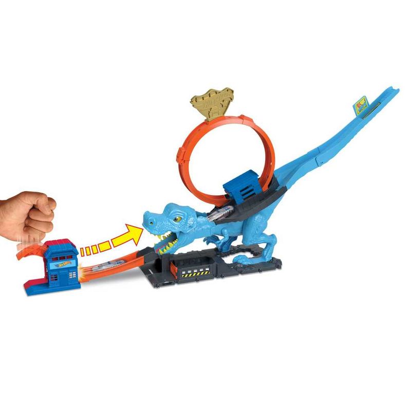 Pista-De-Corrida---Hot-Wheels-City---T-Rex-Devorador---Mattel-2