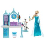 Conjunto---Disney-Frozen---Elsa-e-Olaf---Carrinho-de-Doces---Mattel-0