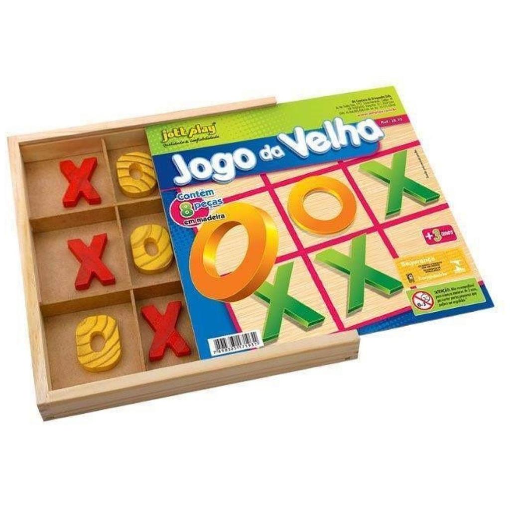 Jogo De Mesa De Centro De Madeira Tic Tac Toe Jogos