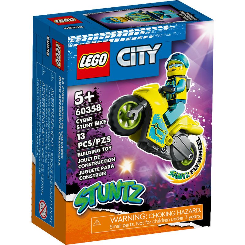 LEGO-City---Cibermoto-de-Acrobacias---60358-0