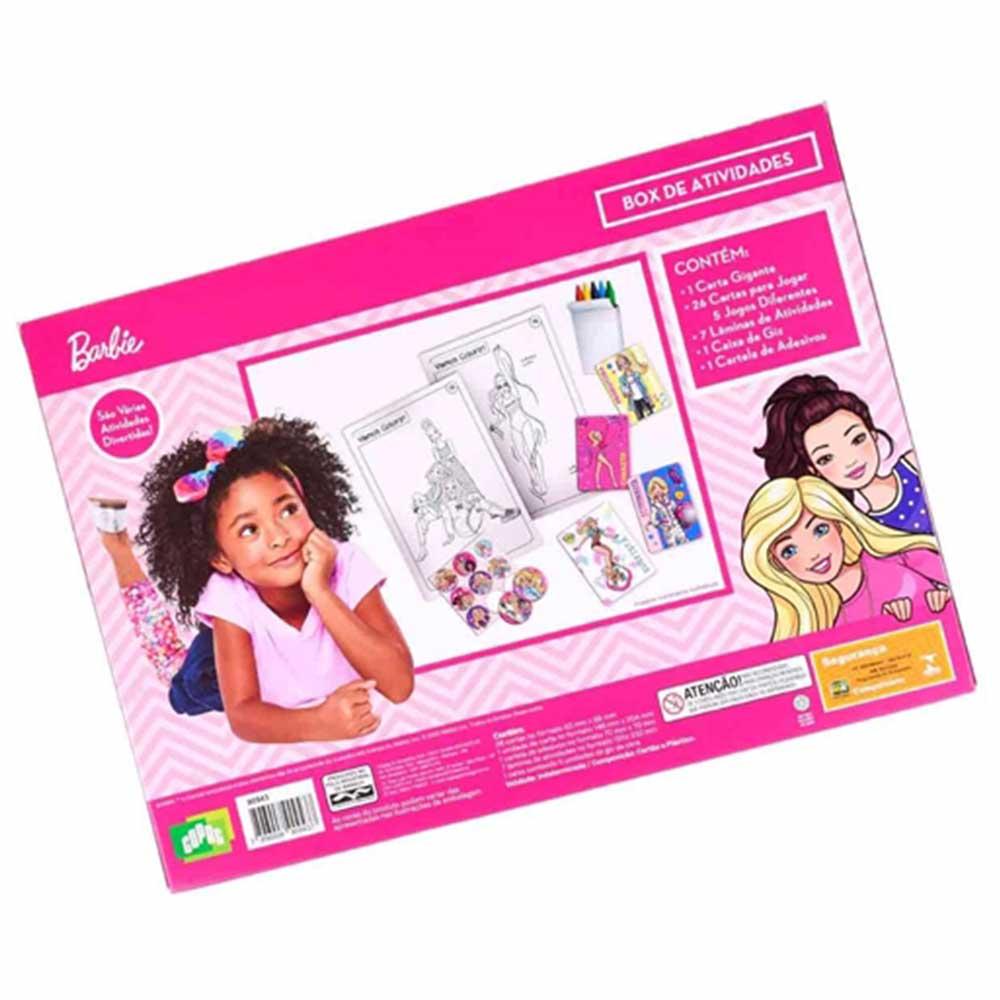 Jogo Box de Atividades da Barbie com diversos Acessórios - Copag