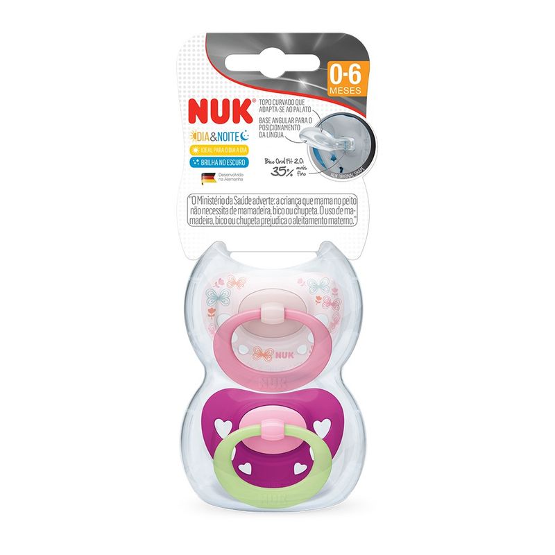 Kit-de-Chupeta--Dia-e-Noite-0-a-6-meses-NUK---Rosa-0