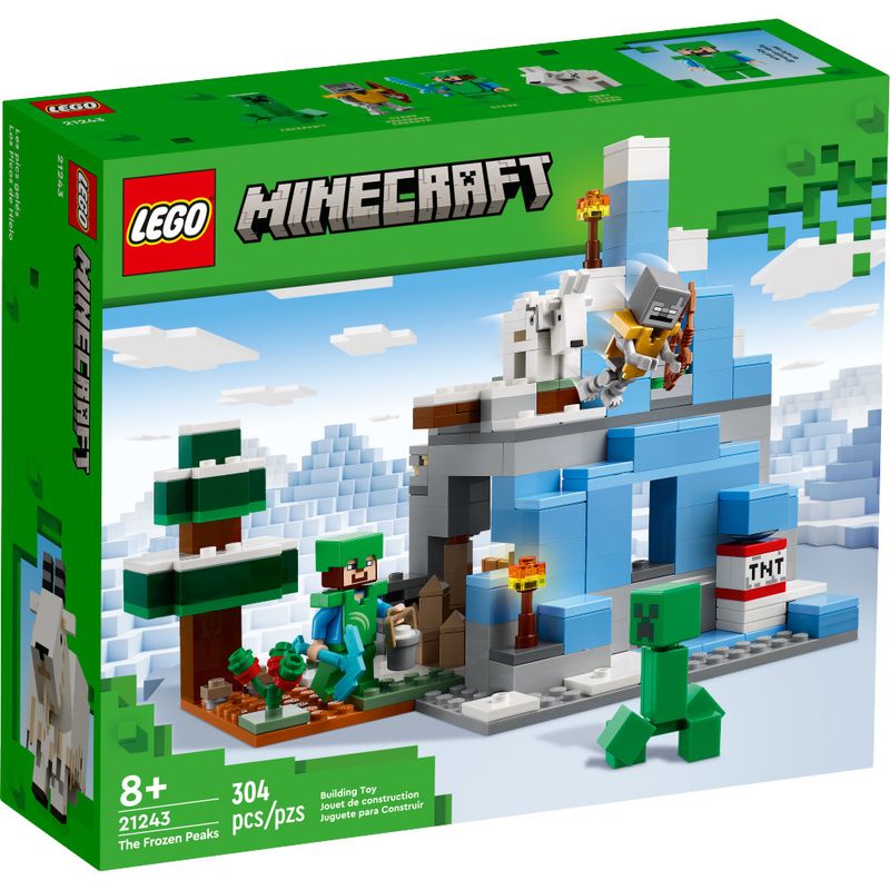 Lego Minecraft Os Picos Gelados