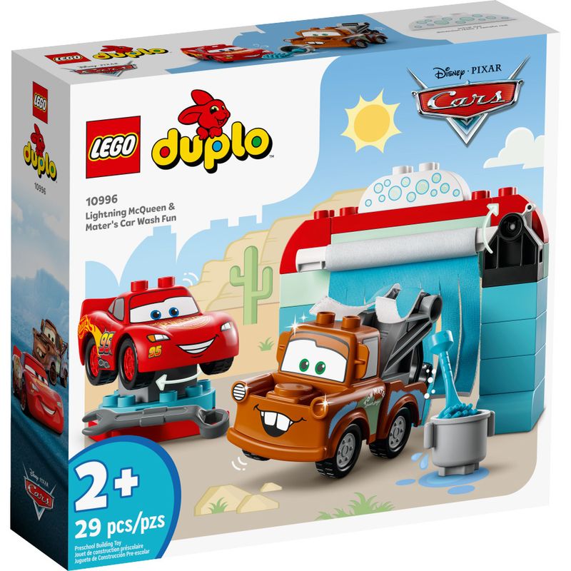 LEGO-Duplo---Disney---Carros---Diversao-noLava-Jato-com-Relampago-McQueen-e-Mate---10996-0