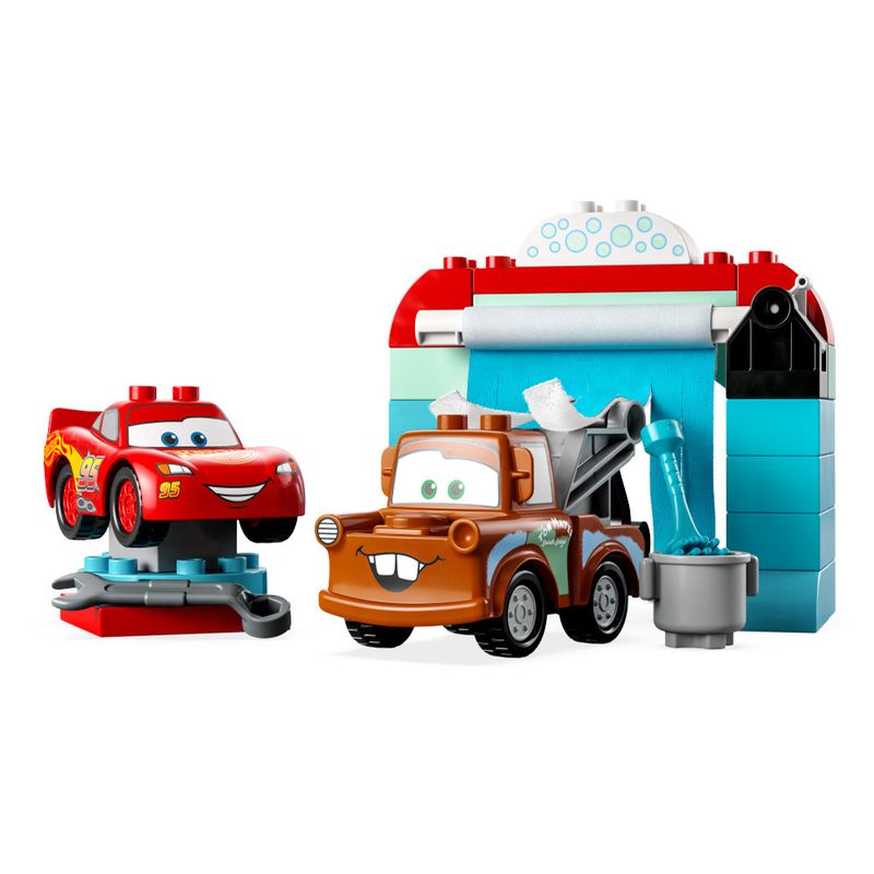 LEGO-Duplo---Disney---Carros---Diversao-noLava-Jato-com-Relampago-McQueen-e-Mate---10996-2