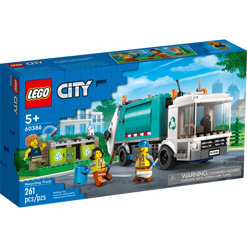 LEGO-City---Caminhao-de-Reciclagem---60386-0