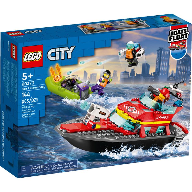 LEGO-City---Barco-de-Resgate-dos-Bombeiros---60373-0