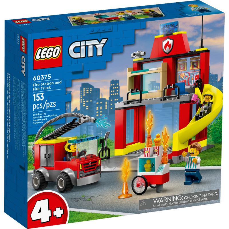 LEGO-City---Quartel-e-Caminhao-dos-Bombeiros---60375-0