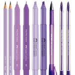 Conjunto-De-Canetas---Faber-Castell---Purple-Lovers---Roxo-0