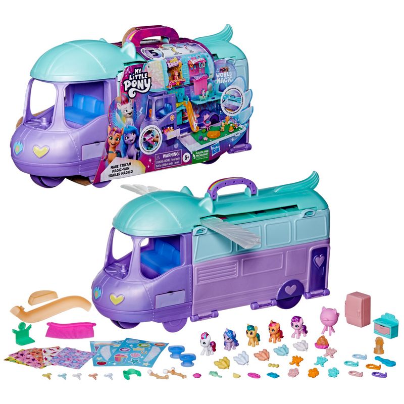 Conjunto-de-Mini-Figuras-e-Acessorios---My-Little-Pony---Mini-World-Magic---Trailer-Magico---Hasbro-1