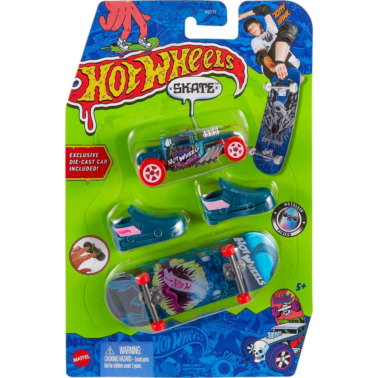 Hot Wheels Skate - Bone Shaker - HGT73 - Ri Happy