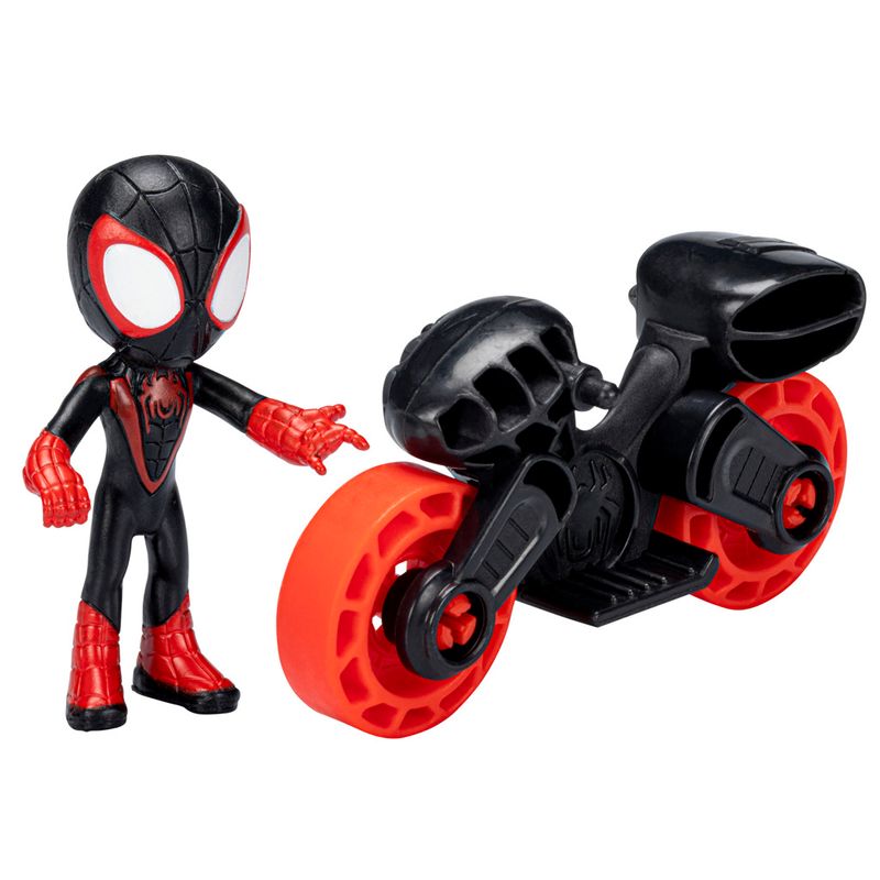 Figura-E-Veiculo---Marvel---Spidey-E-Seus-Incriveis-Amigos---Miles-Morales---Spider-Man---Habro-5