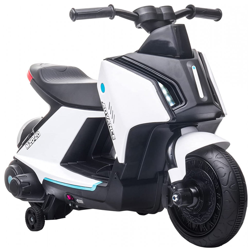 Moto Elétrica Infantil Criança Speed Chopper 6v Branca - Ri Happy