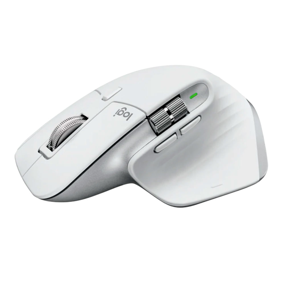 Mouse Sem Fio Logitech MX Master 3S Bluetooth Cinza Claro 8000 DPI