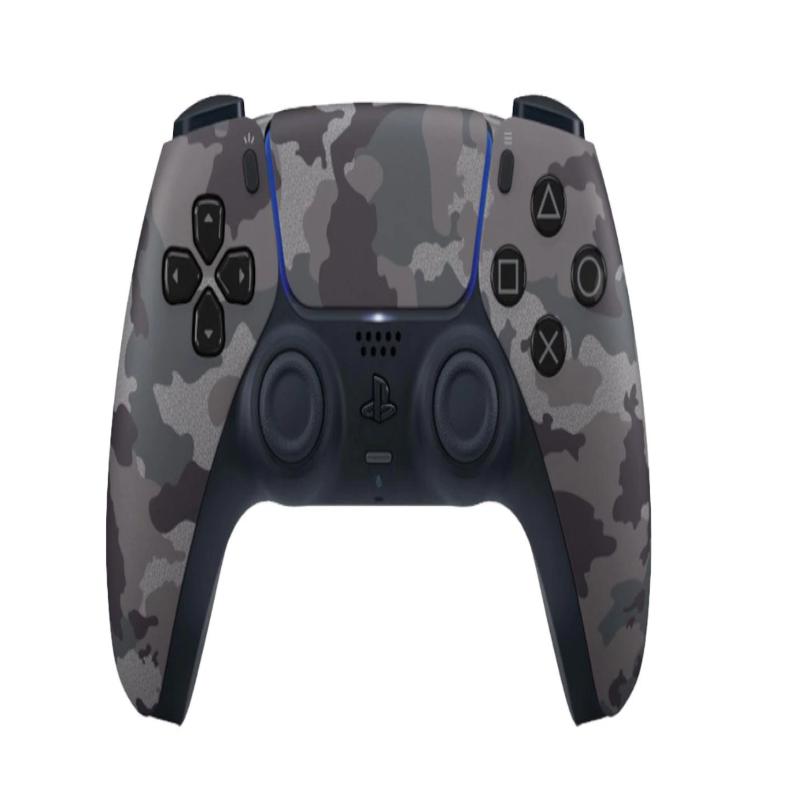 Controle Joystick PS5 Sem Fio DualSense Original, Gray Camouflage - Sony