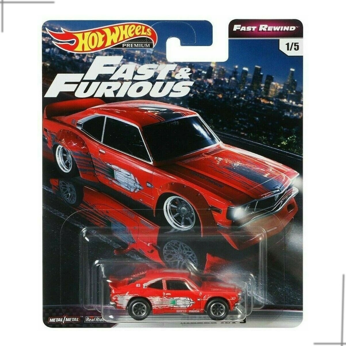 Hot Wheels Set 5minis Fast & Furious Velozes Furiosos Rewind - Ri