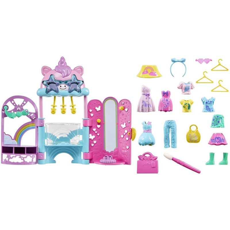 Playset-com-Mini-Figuras-e-Acessorios---Polly-Pocket---Boutique-de-Moda---Mattel-2