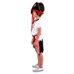 Fantasia de Pirata Infantil Masculino de Halloween