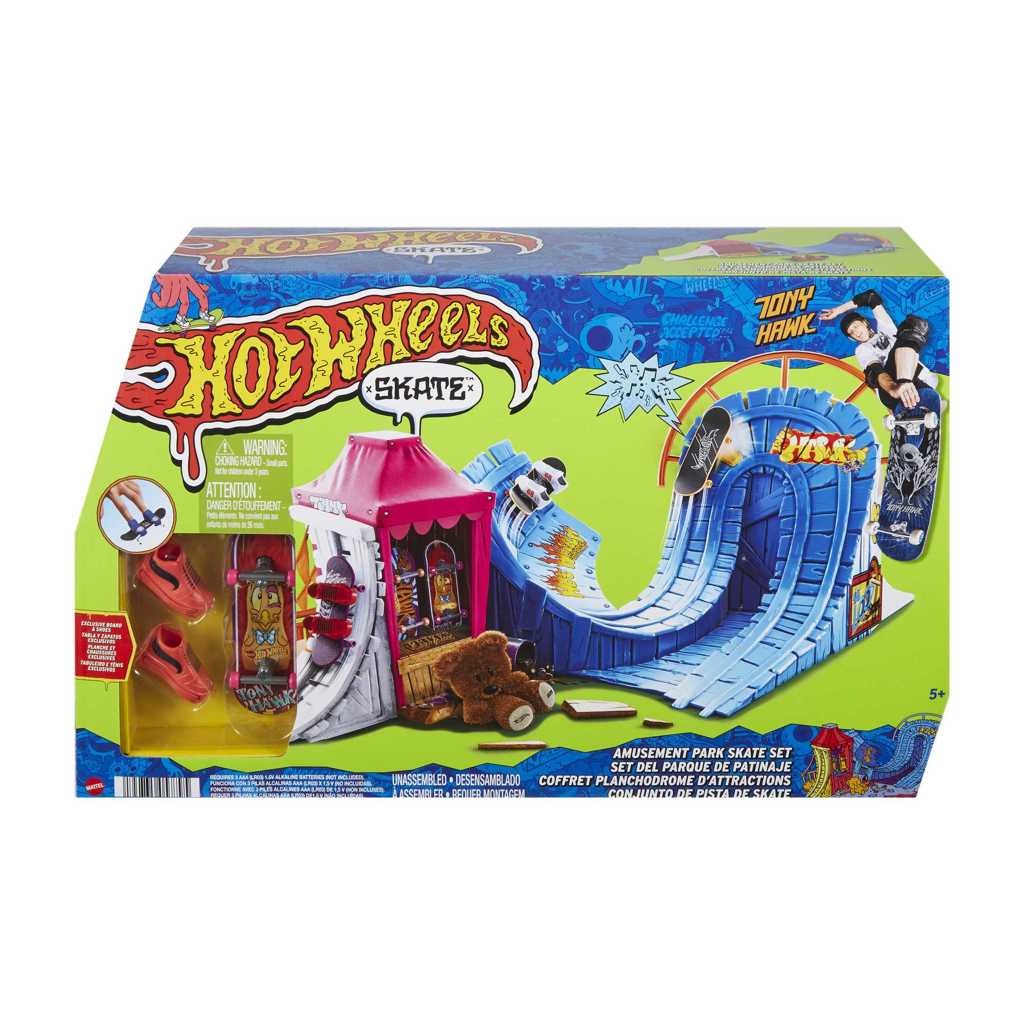 Conjunto Pista E Acessórios - Hot Wheels - Skate - Mattel