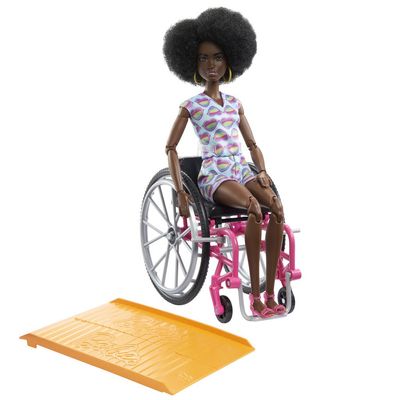 Boneca - Barbie - Cadeirante - Roupa Xadrez - Mattel