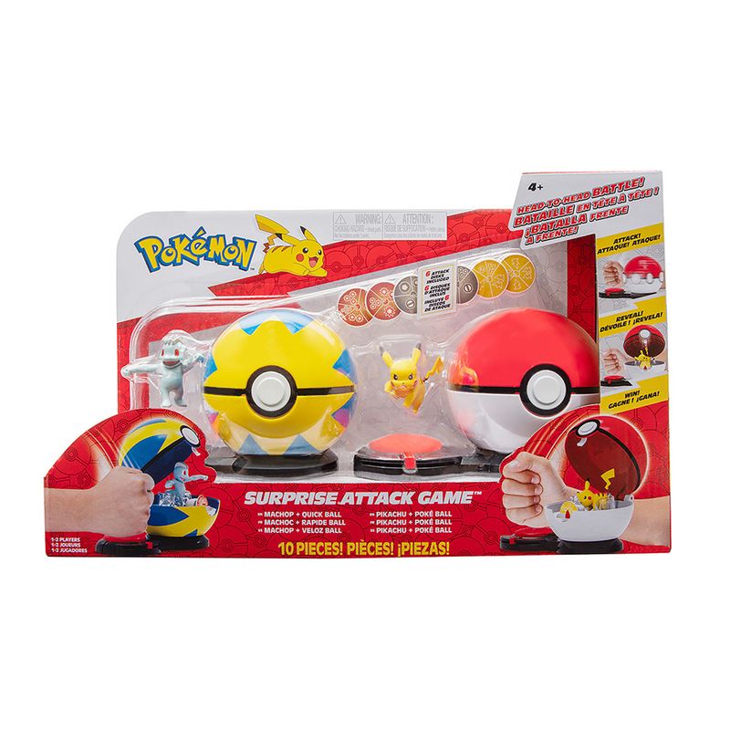 Pokémon Kit Pokébola Ataque Surpresa Squirtle Jigglypuff - Ri Happy