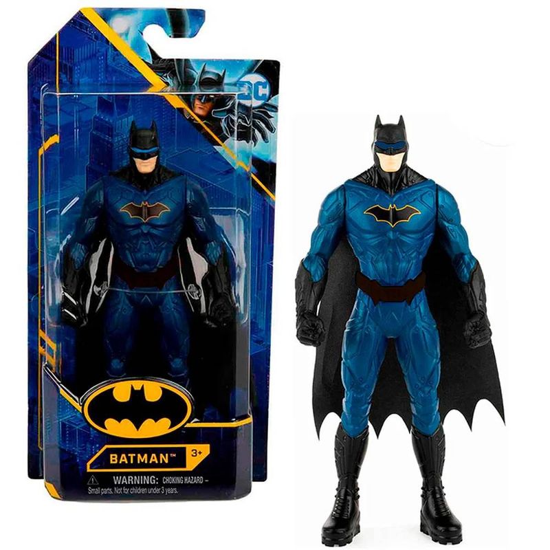 Figura Articulada - DC Comics - Batman - Armadura Azul - Sunny