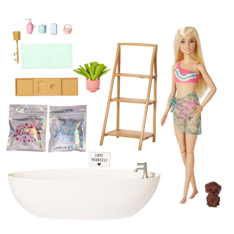 Conjunto-Boneca-Articulada-E-Acessorios---Barbie---Banho-De-Confete---Mattel-0