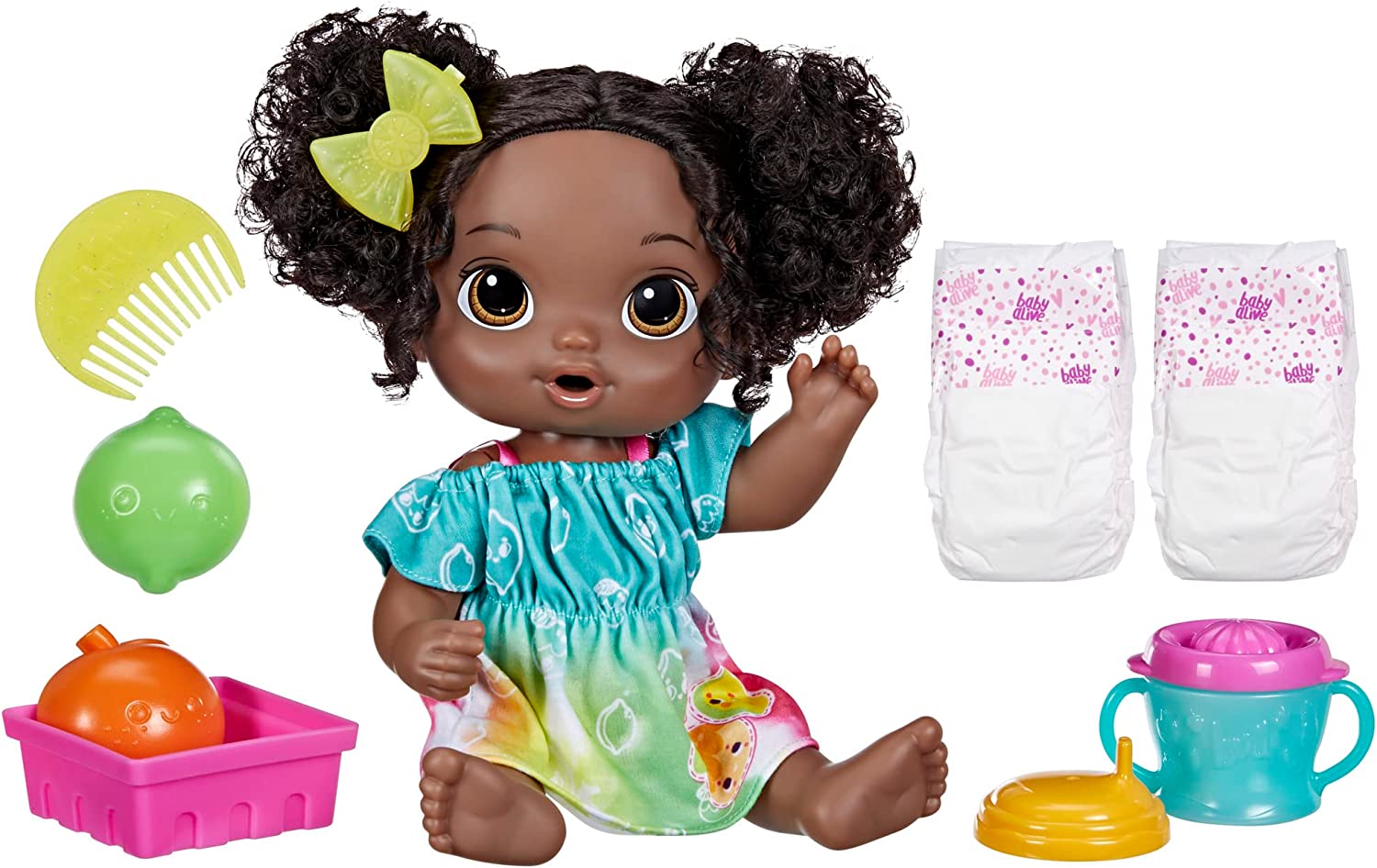 Boneca Negra Hora Do Suco Baby Alive F7358