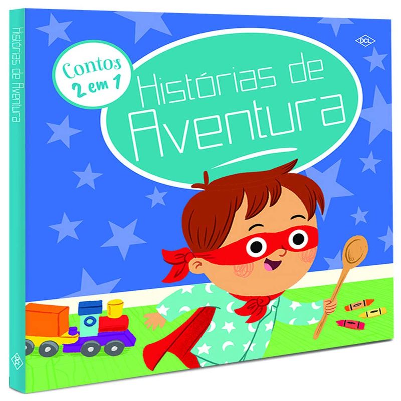 Livro-Infantil---Historias-de-Aventura---Contos-2-em-1---DCL-Editora