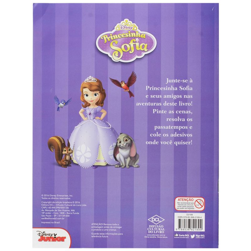 Livro-Infantil---Oficina-Disney---Princesinha-Sofia---DCL-Editora