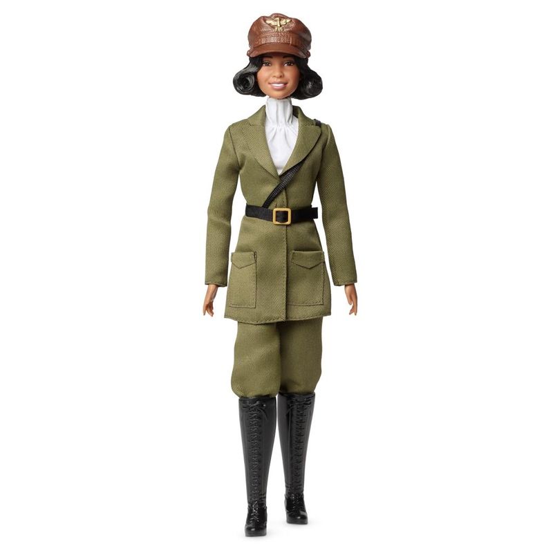 Boneca---Barbie---Serie-Mulher-Inspiradora---Aviadora---Bessie-Coleman---Verde---Mattel-0
