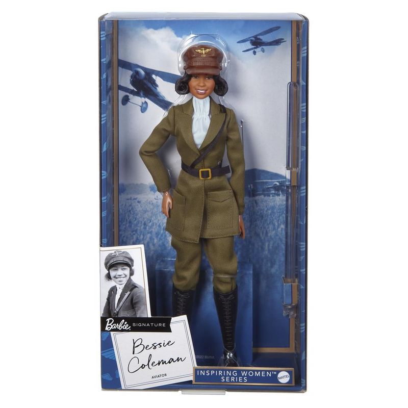 Boneca---Barbie---Serie-Mulher-Inspiradora---Aviadora---Bessie-Coleman---Verde---Mattel-1