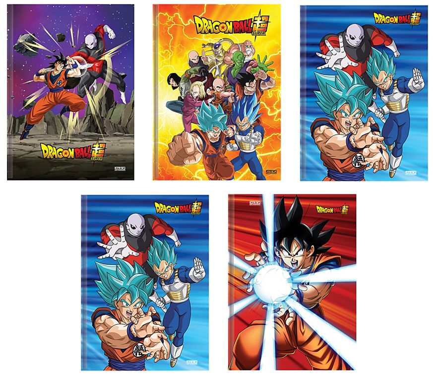 Caderno Dragon Ball Super de Desenho e Cartografia 96 Folhas em