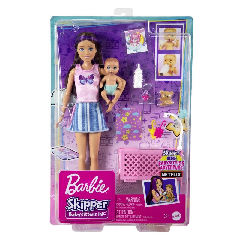 Barbie store family babysitter