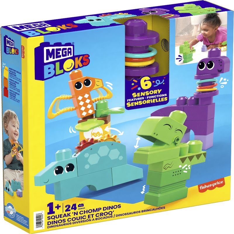 Blocos-de-Montar---Mega-Bloks---Dinossauros-Brincalhoes---Mattel-0