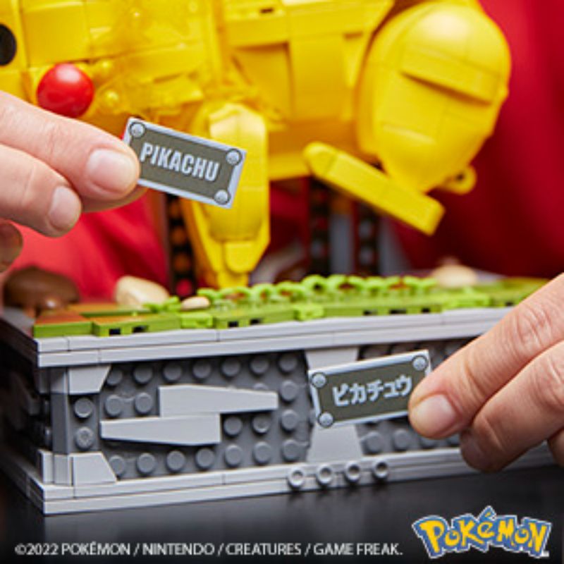 Mattel - Pokemon - Construção Pokémon com movimento: Pikachu
