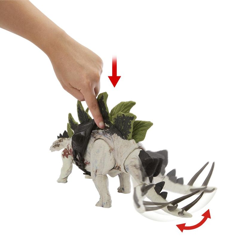 Figura-de-Acao---Jurassic-World---Dinossauro-Gigantes-Stegosaurus---Mattel-3