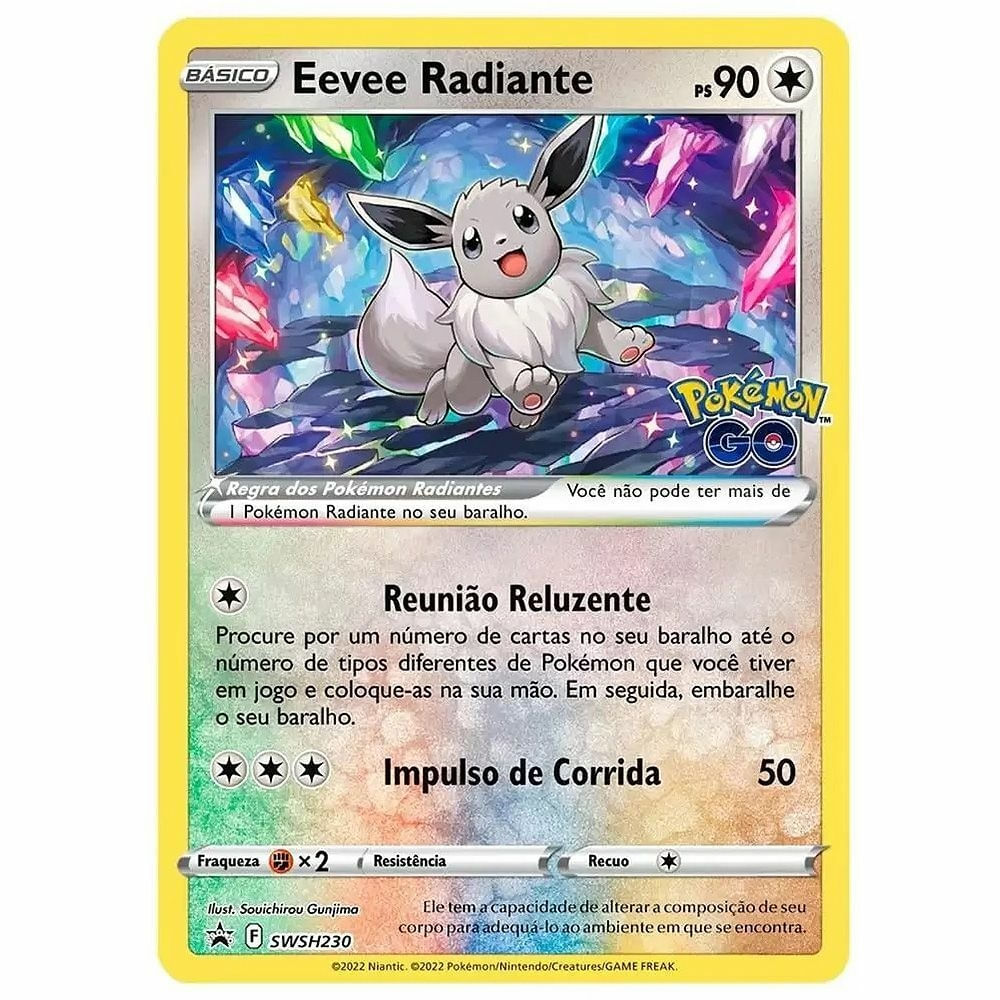 Box Pokémon Go Eevee Radiante Coleção Premium Copag - Ri Happy