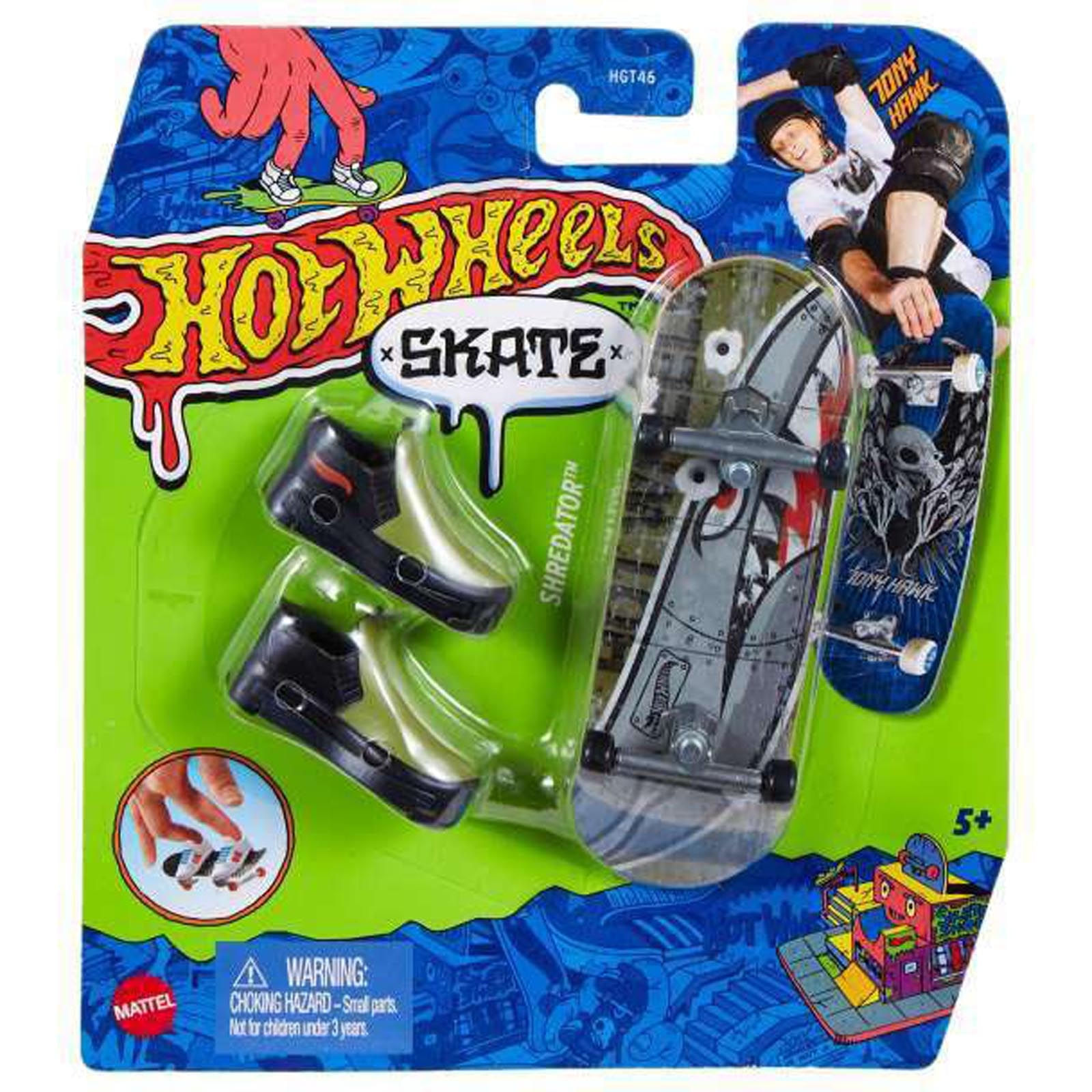 Skate de Dedo + tênis Profissional Sortido Hot wheels Mattel - Ri Happy