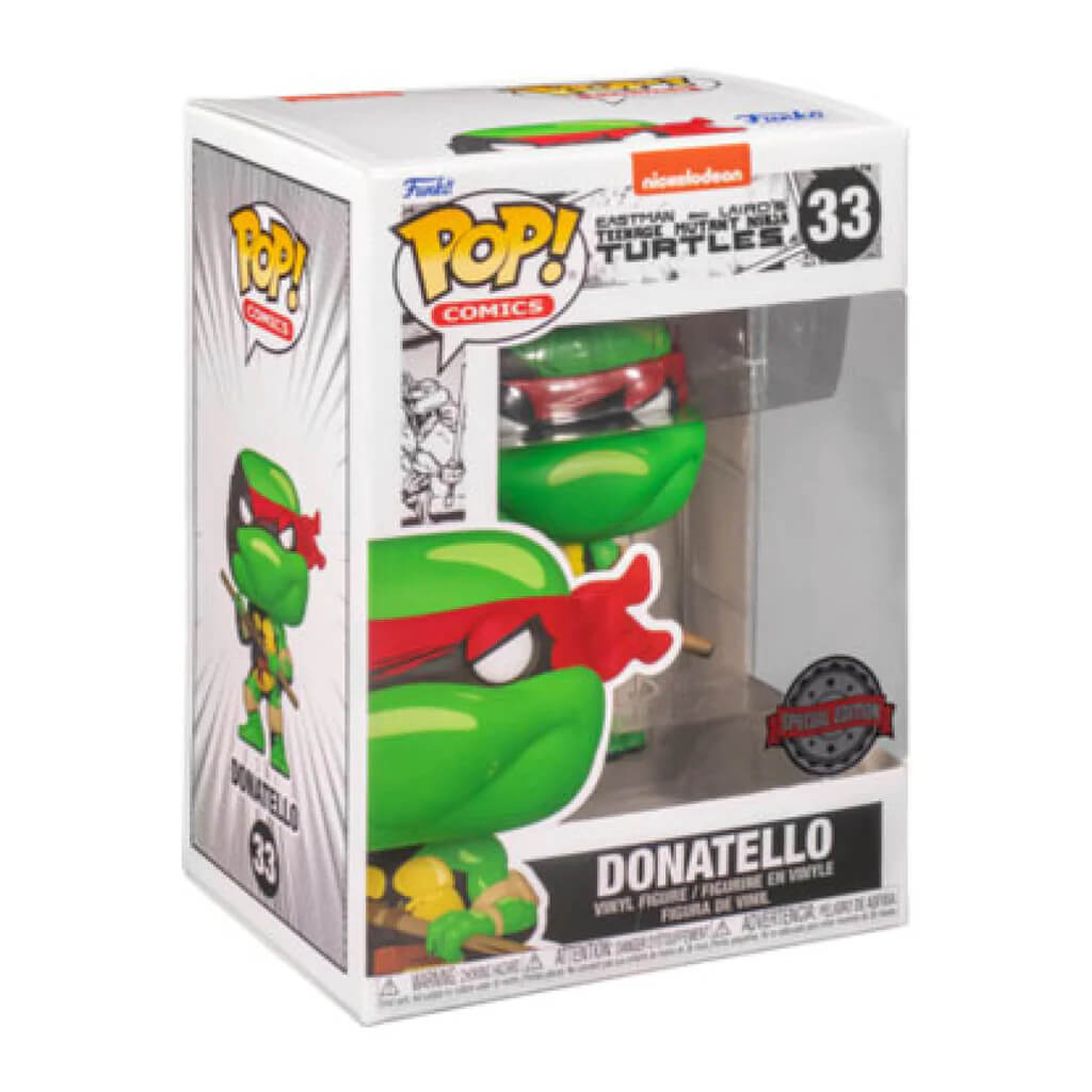 Boneco As Tartarugas Ninja Donatello 33 Funko Pop Comics