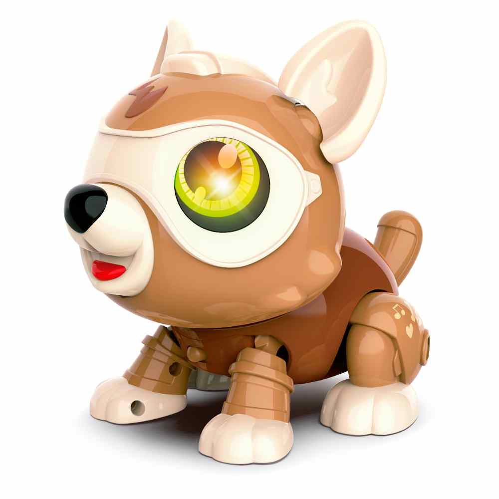 Brinquedo Cachorro Robô Smart Robot Dog Dourado Com Sensor Eletrônico e  Controle Remoto Suprise - MKP - Toyshow Tudo de Marvel DC Netflix Geek  Funko Pop Colecionáveis