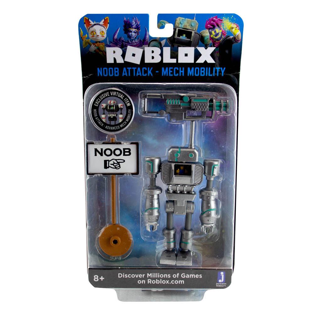 Roblox Boneco Noob Attack Mech Mobility C/ Acessórios Sunny - Ri Happy