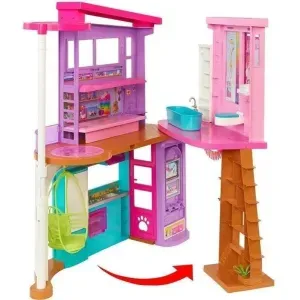 Playset Barbie Mattel Casa de Férias Malibu HCD50 - Ri Happy